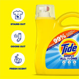 Tide Simply All-in-1 Detergent, 107 fl oz, Refreshing Breeze, Clean Scent (PGC26840) Case of 4