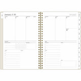 At-A-Glance WorkStyle Focus Planner, 5½" x 8½", 12-Month, Jan 2027-Dec 2027, Champagne Poly Cover (AAG160620044) Each