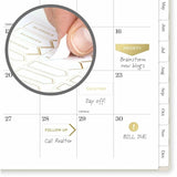 At-A-Glance WorkStyle Focus Planner, 5½" x 8½", 12-Month, Jan 2027-Dec 2027, Champagne Poly Cover (AAG160620044) Each