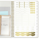 At-A-Glance WorkStyle Focus Planner, 5½" x 8½", 12-Month, Jan 2027-Dec 2027, Champagne Poly Cover (AAG160620044) Each