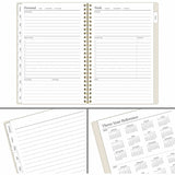 At-A-Glance WorkStyle Focus Planner, 5½" x 8½", 12-Month, Jan 2027-Dec 2027, Champagne Poly Cover (AAG160620044) Each