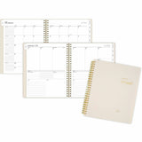 Cambridge WorkStyle Focus Planner, 7" x 8¾", 12-Month, Jan 2027-Dec 2027, Champagne Poly Cover (AAG160680544) Each