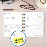 Cambridge WorkStyle Focus Planner, 7" x 8¾", 12-Month, Jan 2027-Dec 2027, Champagne Poly Cover (AAG160680544) Each
