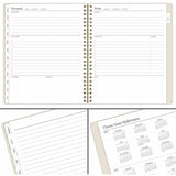 Cambridge WorkStyle Focus Planner, 7" x 8¾", 12-Month, Jan 2027-Dec 2027, Champagne Poly Cover (AAG160680544) Each