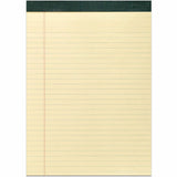 Roaring Spring Recycled Legal Pads, 15 lb Basis Weight, 8½" x 11 3/4", 8.5" x 11.8", Double Line Red Margin, 6/Carton (ROA74712CT) Case of 6