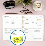 At-A-Glance WorkStyle Focus Planner, Letter, 8½" x 11", 12-Month, Jan 2027-Dec 2027, Champagne Poly Cover (AAG160690544) Each