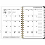 Mead BIG PLANS Tea Part Weekly/Monthly Planner, 5½" x 8½", 15-Month, Oct 2026-Dec 2027 (AAG1834430) Each