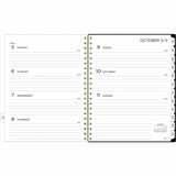 Mead BIG PLANS Tea Part Weekly/Monthly Planner, Letter, 8½" x 11", 15-Month, Oct 2026-Dec 2027 (AAG1834630) Each