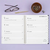 Mead BIG PLANS Tea Part Weekly/Monthly Planner, Letter, 8½" x 11", 15-Month, Oct 2026-Dec 2027 (AAG1834630) Each
