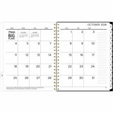 Mead BIG PLANS Tea Part Weekly/Monthly Planner, Letter, 8½" x 11", 15-Month, Oct 2026-Dec 2027 (AAG1834630) Each