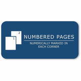 Roaring Spring Lab Research Notebook, 24 lb Basis Weight, 11 1/4" x 8¾", White Paper, Black Laminated Cover, 72 Sheets, 144 Pages (ROA77160CT) Case of 12