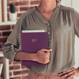 At-A-Glance Harmony Weekly/Monthly Planner, 7" x 8¾", 13-Month, Jan 2027-Jan 2028, Mulberry Poly Cover (AAG109980518) Each