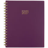 At-A-Glance Harmony Weekly/Monthly Planner, 7" x 8¾", 13-Month, Jan 2027-Jan 2028, Mulberry Poly Cover (AAG109980518) Each