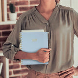 At-A-Glance Harmony Weekly/Monthly Planner, 7" x 8¾", 13-Month, Jan 2027-Jan 2028, Ice Blue Poly Cover (AAG109980538) Each