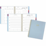 At-A-Glance Harmony Weekly/Monthly Planner, 7" x 8¾", 13-Month, Jan 2027-Jan 2028, Ice Blue Poly Cover (AAG109980538) Each