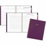 At-A-Glance Harmony Weekly/Monthly Planner, Letter, 8½" x 11", 13-Month, Jan 2027-Jan 2028, Mulberry Poly Cover (AAG109990518) Each