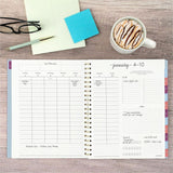 At-A-Glance Harmony Weekly/Monthly Planner, Letter, 8½" x 11", 13-Month, Jan 2027-Jan 2028, Ice Blue Poly Cover (AAG109990538) Each