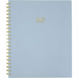 At-A-Glance Harmony Weekly/Monthly Planner, Letter, 8½" x 11", 13-Month, Jan 2027-Jan 2028, Ice Blue Poly Cover (AAG109990538) Each