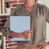 At-A-Glance Harmony Weekly/Monthly Planner, Letter, 8½" x 11", 13-Month, Jan 2027-Jan 2028, Ice Blue Poly Cover (AAG109990538) Each