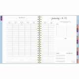 At-A-Glance Harmony Weekly/Monthly Planner, Letter, 8½" x 11", 13-Month, Jan 2027-Jan 2028, Ice Blue Poly Cover (AAG109990538) Each