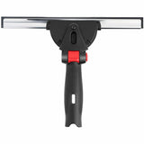 Rubbermaid Commercial Glass Squeegee, Rubber Blade, 1.6" x 7.6" x 10.5", Black (RCP2221955) Each