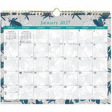 Blueline Garden Monthly Wall Calendar, 15" x 12", 12-Month, Jan 2027-Dec 2027, 1-Month, 1 Day Single Page Layout, Twin Wire, Paper (REDC171115) Each