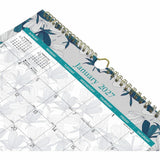 Blueline Garden Monthly Wall Calendar, 15" x 12", 12-Month, Jan 2027-Dec 2027, 1-Month, 1 Day Single Page Layout, Twin Wire, Paper (REDC171115) Each