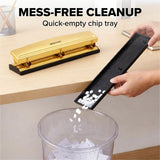 Bostitch 3-hole Punch, 9/32" Punch Size, Gold, 3 Punch Head(s), 15 Sheet, Metal, Rubber, Steel (BOSHP15GOLD) Each