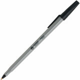 Business Source Ballpoint Stick Pens, Medium Pen Point, Black Ink, 60/Box, 8 Boxes/Carton (BSN37531CT) Case of 480