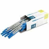 Business Source Ballpoint Stick Pens, Medium Pen Point, Blue Ink, 60/Box, 8 Boxes/Carton (BSN37532CT) Case of 480