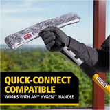 Rubbermaid Commercial HYGEN Microfiber Glass Washer, For Squeegee, Gray, MicroFiber, 0.6" x 4.3" x 20.4"  (RCP2221960) Each
