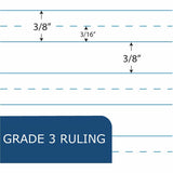 Roaring Spring First-grade Composition Books, 15 lb Basis Weight, 9 3/4" x 7 3/4", 9.8" x 7.8", White Paper, 50 Sheets (ROA77922CT) Case of 72