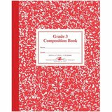 Roaring Spring First-grade Composition Books, 15 lb Basis Weight, 9 3/4" x 7 3/4", 9.8" x 7.8", White Paper, 50 Sheets (ROA77922CT) Case of 72