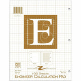 Roaring Spring Engineer Calculation Pad, 20 lb Basis Weight, Letter, 8½" x 11", 0.30" x 8.5" x 11", Beige Cover (ROA95182CT) Case of 24
