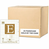 Roaring Spring Engineer Calculation Pad, 20 lb Basis Weight, Letter, 8½" x 11", 0.30" x 8.5" x 11", Beige Cover (ROA95182CT) Case of 24