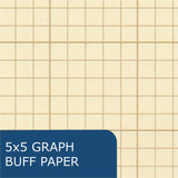 Roaring Spring Engineer Calculation Pad, 20 lb Basis Weight, Letter, 8½" x 11", 0.30" x 8.5" x 11", Beige Cover (ROA95182CT) Case of 24