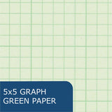 Roaring Spring Engineer Calculation Pads, 15 lb Basis Weight, Letter, 8½" x 11", 11" x 8.5", Green Tint Paper (ROA95582CT) Case of 48