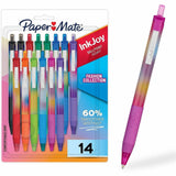 Paper Mate InkJoy 300 RT Pen Fashion-wrap Barrel, Fashion Assorted Ink, 1.0 mm Medium Pen Point 14/Pack (PAP2226844) Pack of 14