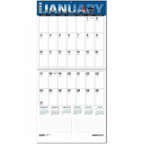 House of Doolittle Recycled Big Block Wall Calendar, 12" x 24", 3" x 1.50" Block, 12-Month, Jan 2027-Dec 2027, Wire Bound, Monthly (HOD322) Each