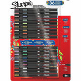 Sharpie Creative Markers, Assorted Ink, Fine Marker Point, Multipurpose, 36/Pack (SAN2221921) Pack of 36
