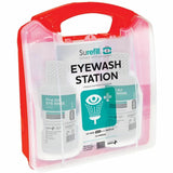 Aero Surefill 75-Series Emergency Eyewash Station, 16 fl oz, 13.5" x 4", Green, Red, Portable, Sterile (AERAK75EWN) Each