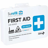 Aero Surefill Metal First-Aid Kits, 10" x 2.5"14", Blue, White, 284 x Piece(s) For 50 x Individual(s) (AERSF50BT) Each
