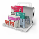 Aero Surefill Opioid Overdose Kit, 5.5" x 3"8.5", White, Purple, Black, 14 x Piece(s), Plastic Case (AERSFOD10WN) Each