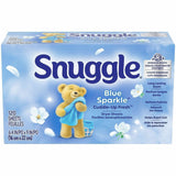 Dial Snuggle Dryer Sheets, Fresh, Blue Sparkle, Floral, Soft Musk Scent (DIA45115CT) Case of 6