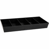 Mind Reader 5-Compartment Snack Organizer, Black, 5 Compartment(s), Lightweight (EMSSNACKORGTCT) Case of 5