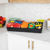 Mind Reader 5-Compartment Snack Organizer, Black, 5 Compartment(s), Lightweight (EMSSNACKORGTCT) Case of 5