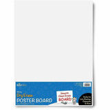 Geographics Royal Brites Dry-Erase Poster Board, 22" x 28", White, 15/Carton (GEO27492B) Case of 15