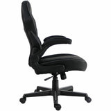 Lorell Flip-Arm Gaming Chair, Black (LLR04147) Each