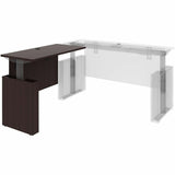 Lorell Essentials Sit-Stand Return Shells, 27.5" x 47.3" x 23.6", Finish: Espresso (LLR18251) Each