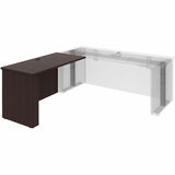 Lorell Essentials Sit-Stand Return Shells, 27.5" x 47.3" x 23.6", Finish: Espresso (LLR18251) Each